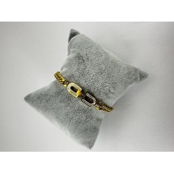 Gold Taşlı Ayarlanabilir Bileklik